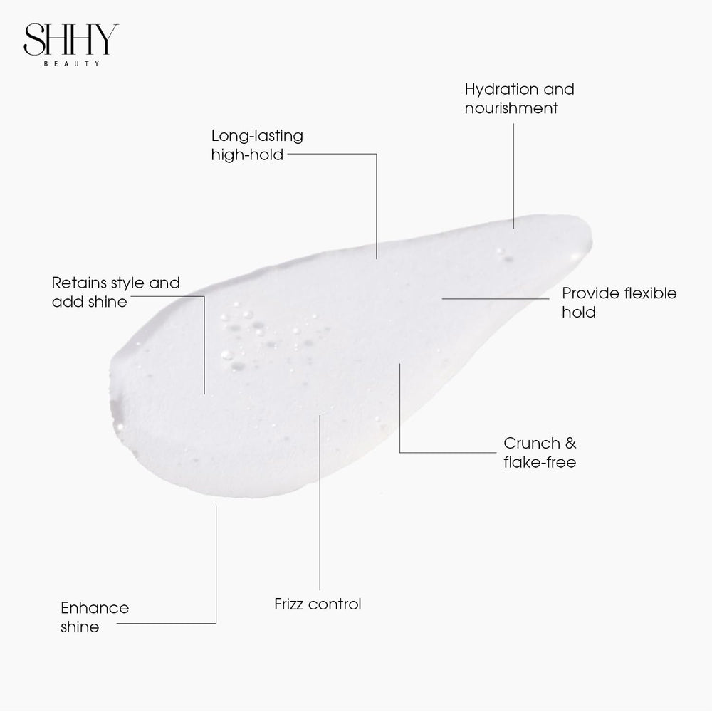 SHHY BEAUTY RE-FLEX curls in motion displaying flexible, natural look.