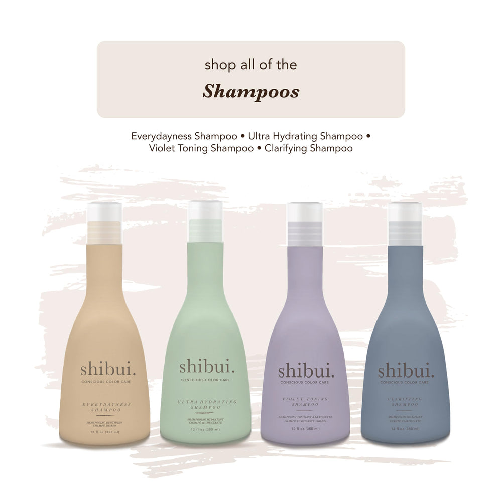 SHIBUI Clarifying Shampoo vegan formula emphasizes clean beauty and sustainability