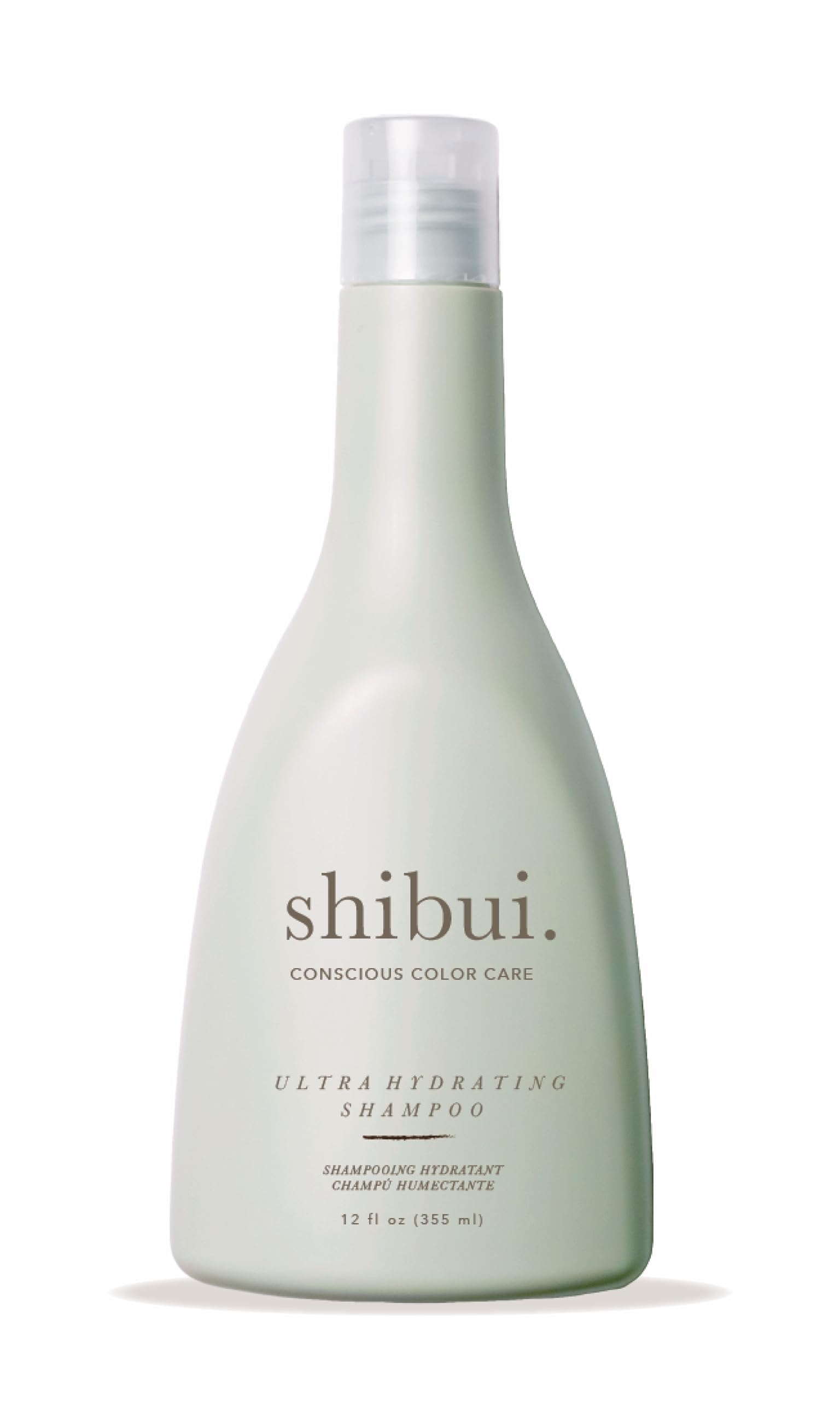 SHIBUI Ultra Hydrating Shampoo bottle with camellia and lemongrass for color-safe hydration