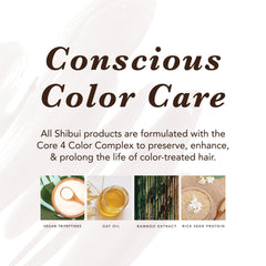 SHIBUI Volumizing Shampoo with rice seed protein supports lift and movement.