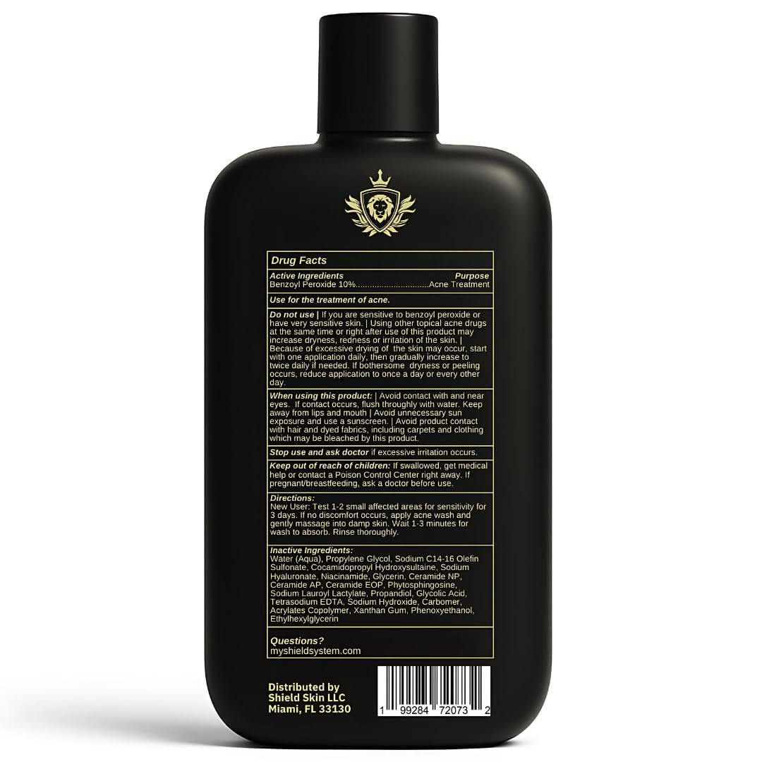 Shield Men’s bathroom routine featuring the body wash for daily care.
