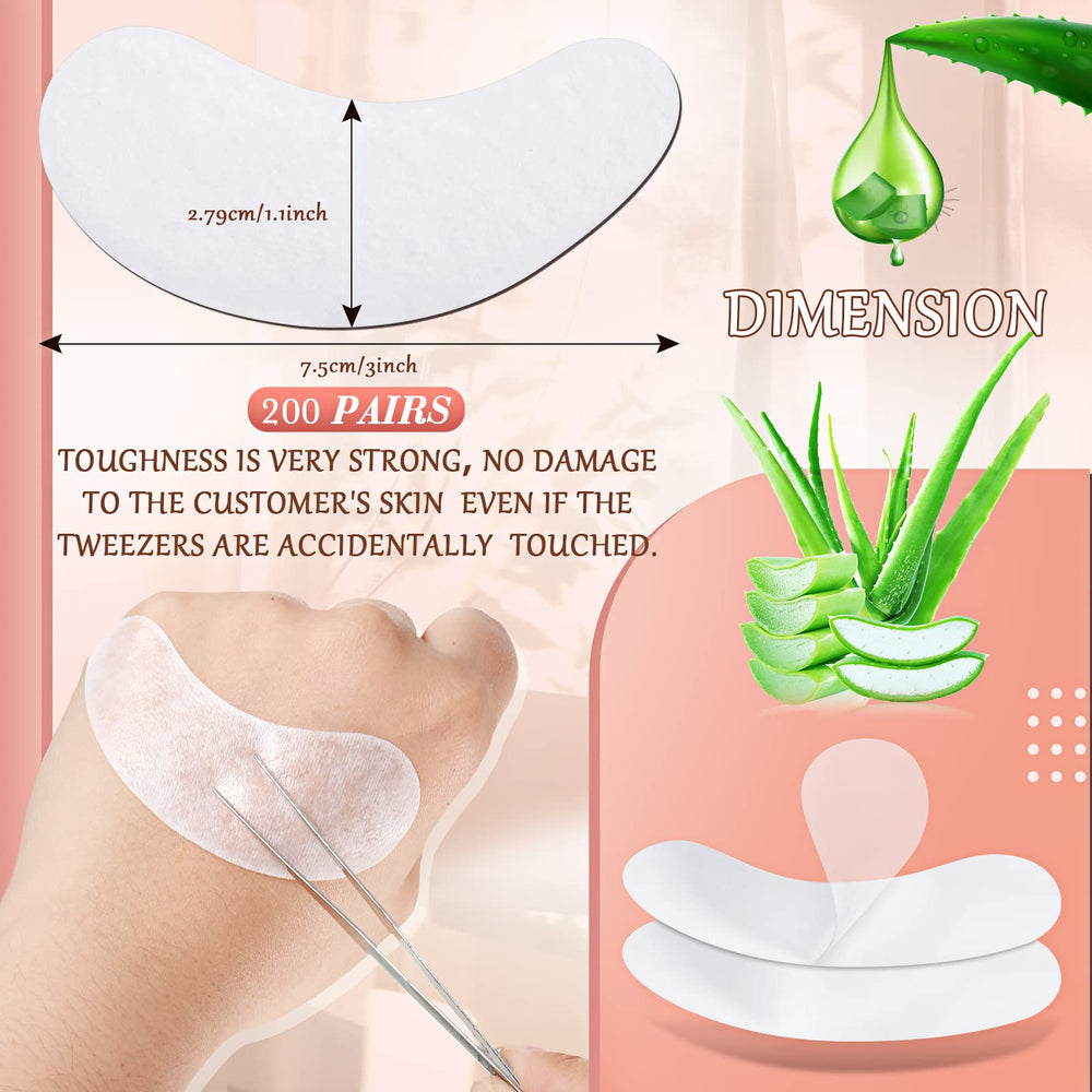 Shihanee eyelash extension gel pads bulk kit for salons and training