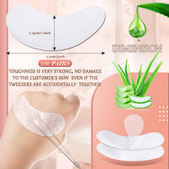 Shihanee eyelash extension gel pads bulk kit for salons and training