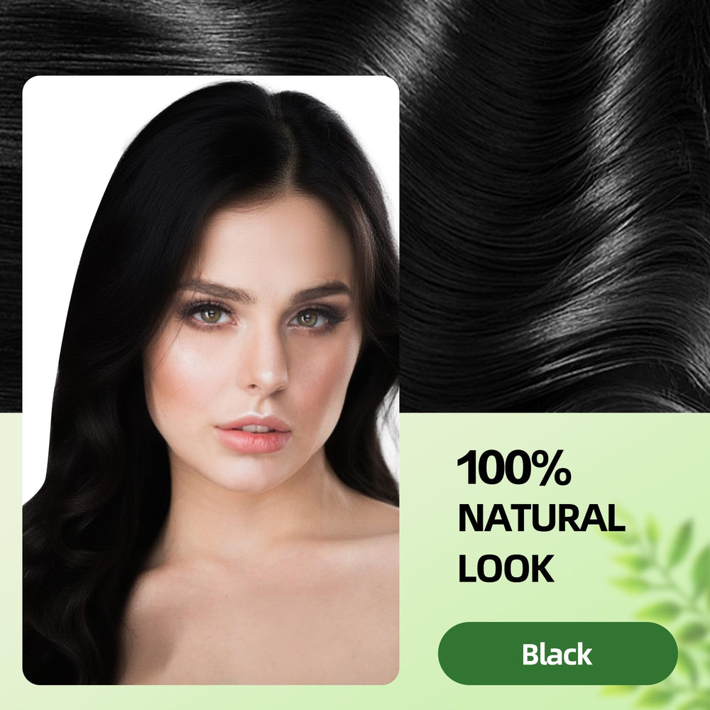 SHIHUANUO 3-in-1 shampoo-dye in action for at-home color.