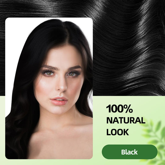 SHIHUANUO 3-in-1 shampoo-dye in action for at-home color.