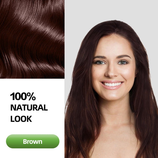 SHIHUANUO coffee hair dye shampoo application, mess-free at-home use.
