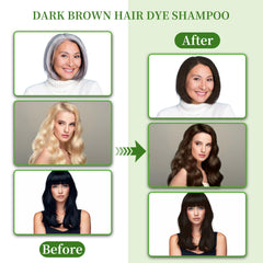 SHIHUANUO creamy lather on hair showing gentle cleansing and color
