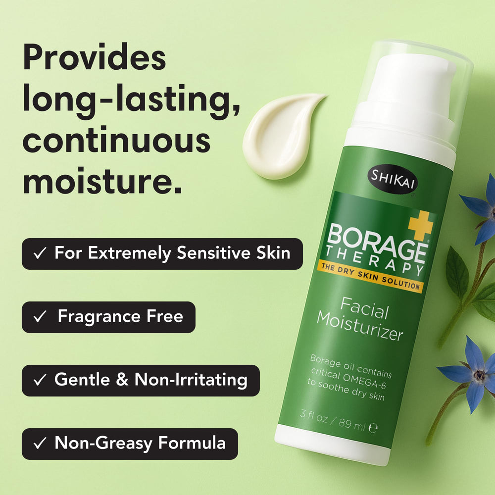 ShiKai Borage seed oil closeup highlights nourishing barrier-supporting ingredients.