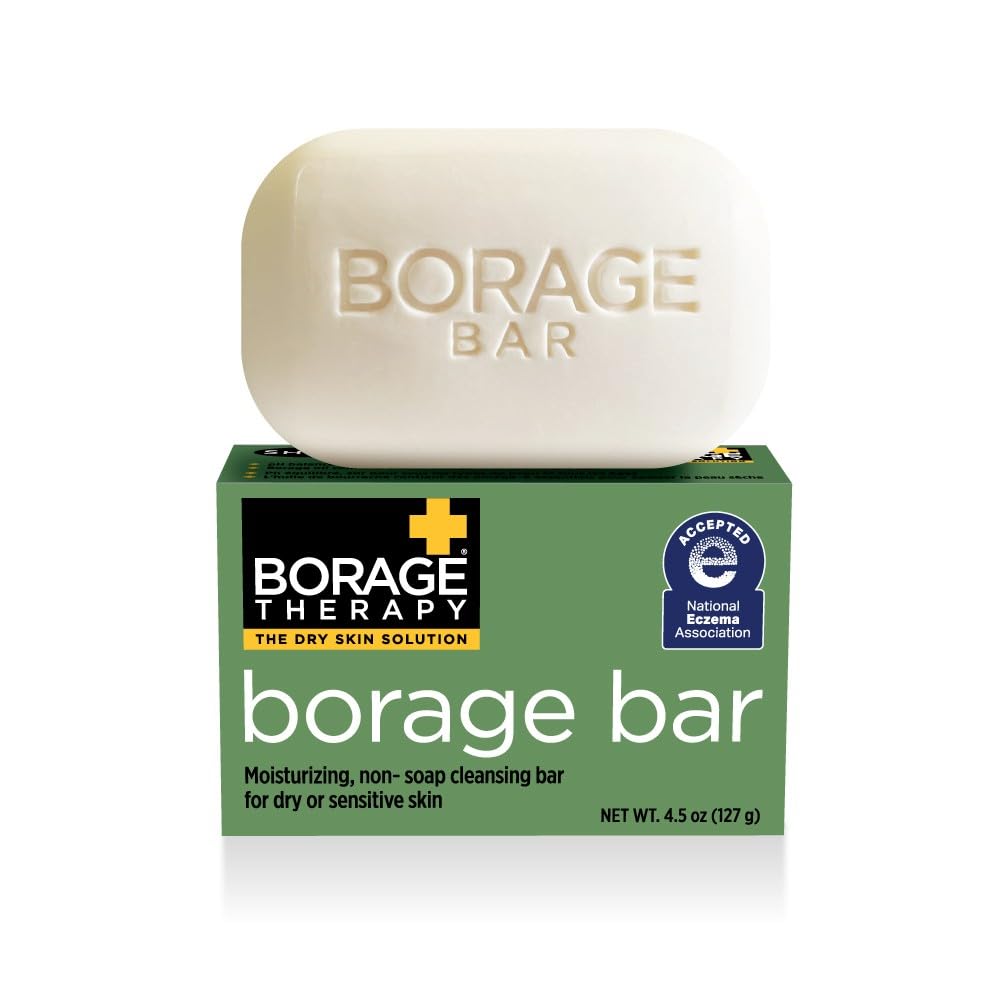 ShiKai Borage Therapy Borage Bar for dry skin, gentle cleansing and deep moisture.