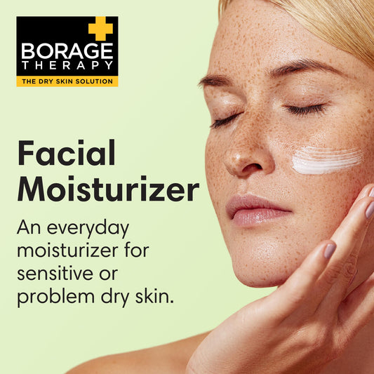 ShiKai Borage Therapy face cream jar represents unscented softness for sensitive skin.