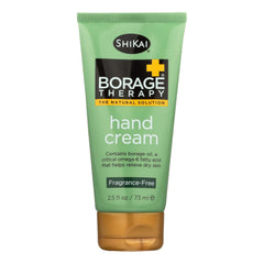 ShiKai Borage Therapy Hand Cream Unscented – hero image showing nourished hands