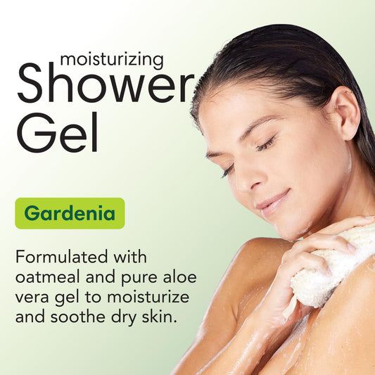 ShiKai Daily Moisturizing Shower Gel Gardenia rich lather for clean, hydrated skin.