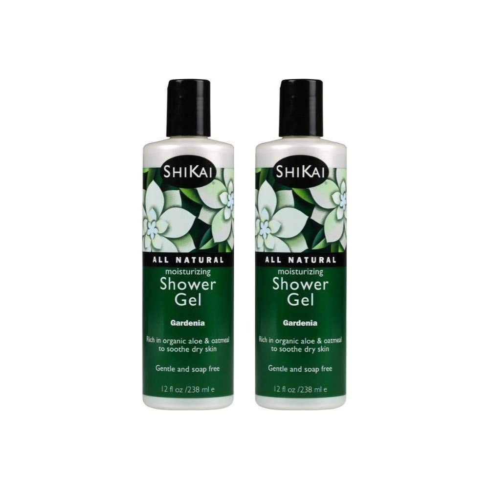 ShiKai Gardenia shower gel bottle ready for daily moisturizing and refreshing cleanse