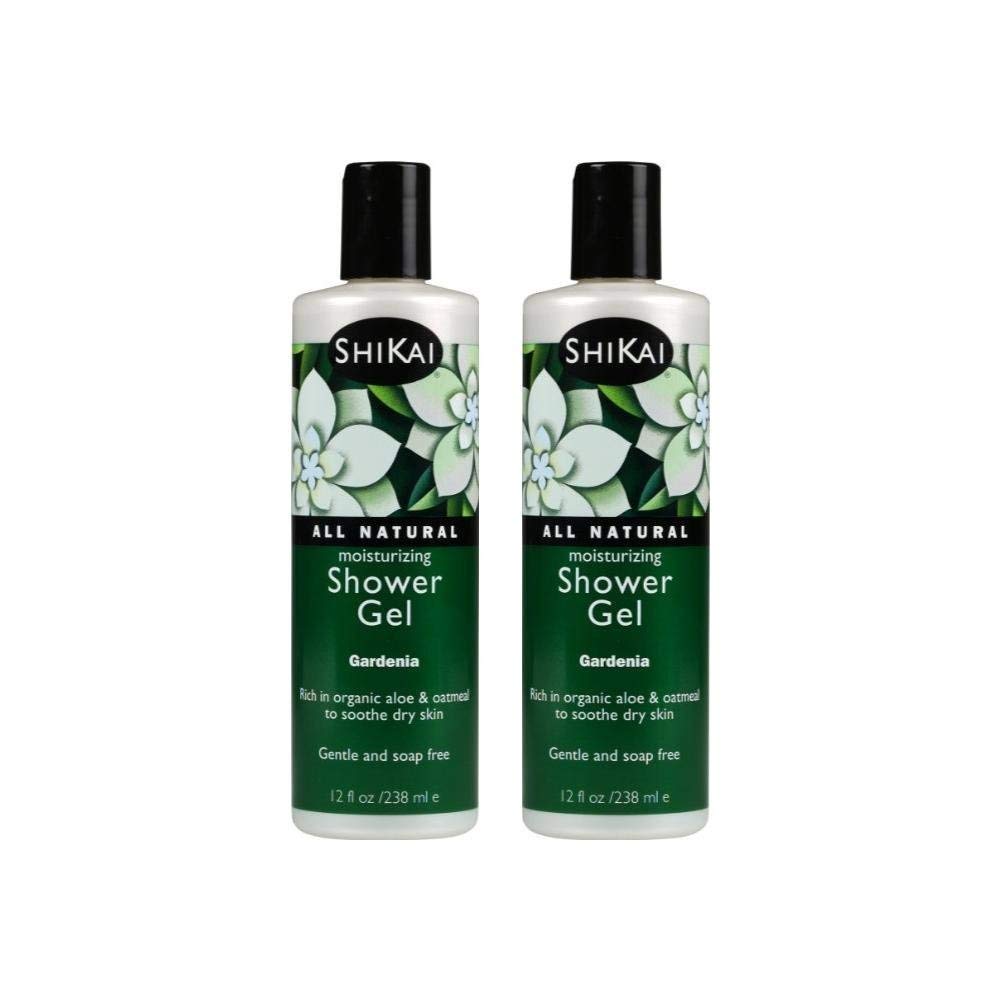 ShiKai Gardenia shower gel bottle ready for daily moisturizing and refreshing cleanse