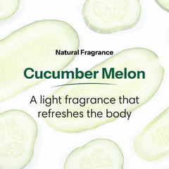 ShiKai Melon pour close-up demonstrates gentle, soap-free cleansing