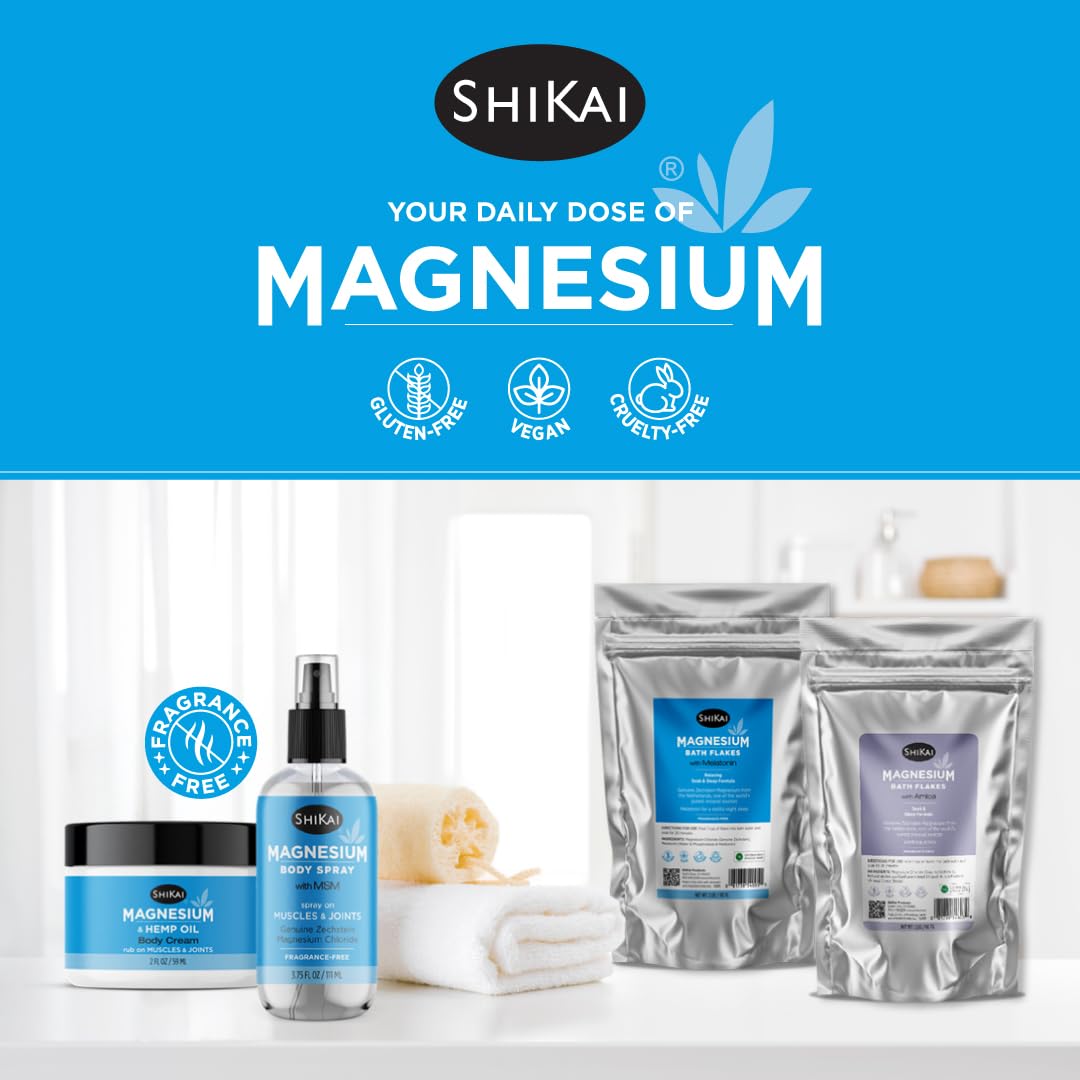 ShiKai packaging showing fragrance-free formula and melatonin