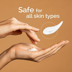 ShiKai rich-texture lotion close-up showcasing creamy absorption for quick comfort.