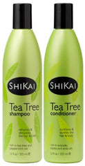 ShiKai Tea Tree Shampoo & Conditioner Set bottle for refreshing scalp and nourished hair
