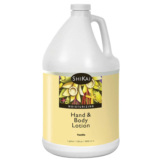 ShiKai Vanilla hand and body lotion bottle for daily hydration and soft skin