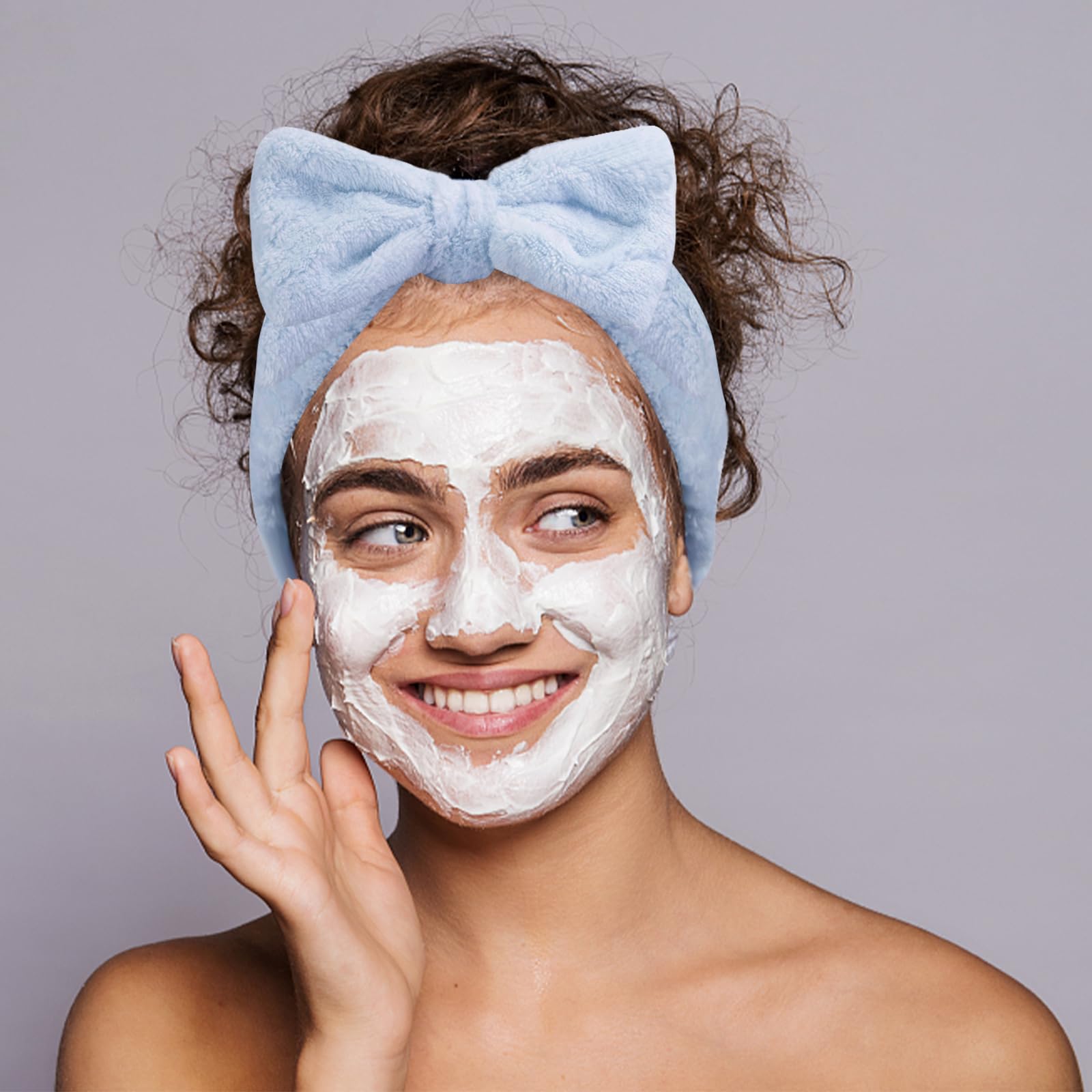 Shindel spa headbands ideal for facial treatments and cleansing routines