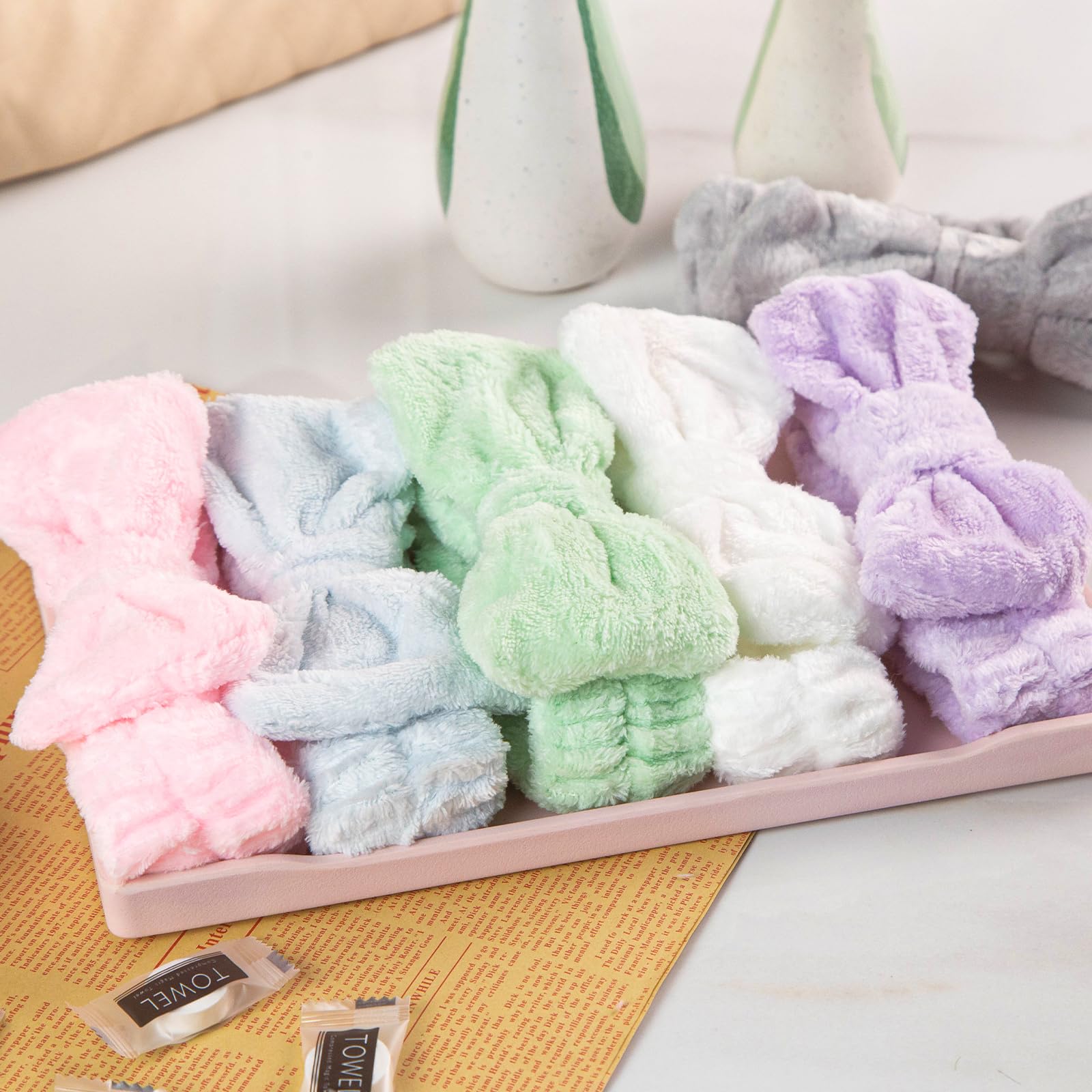 Shindel spa headbands brighten routines during slumber parties