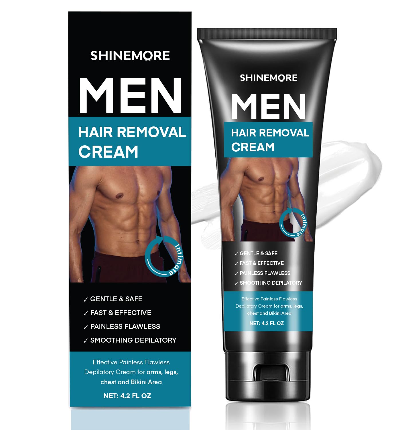 ShineMore travel-size tube enables easy on-the-go touch-ups.