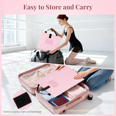 Shinowa protective leather edge cushions the mirror's edges during use.