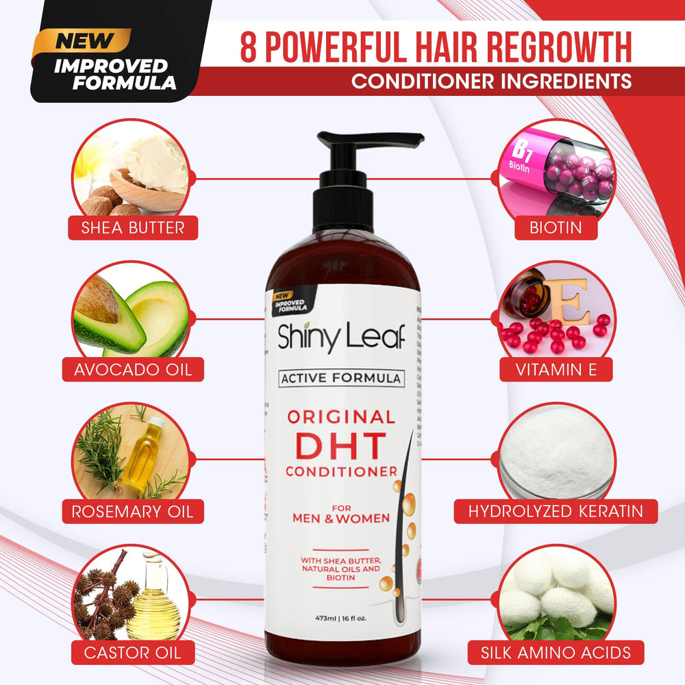 Shiny Leaf asparagus extract bottle, plant-based support for hair vitality.