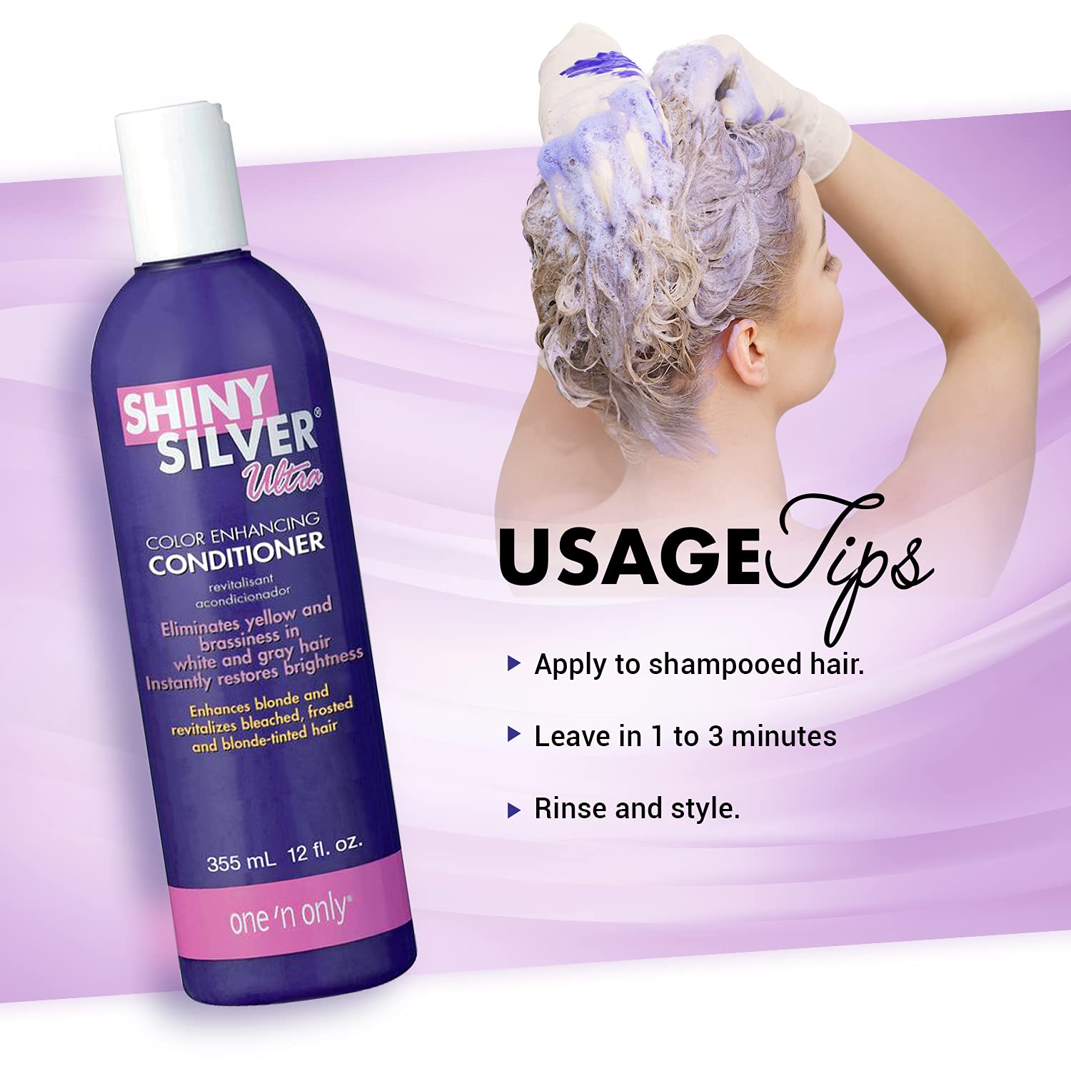 Shiny Silver natural ingredients like aloe vera, chamomile, lavender for gentle care.
