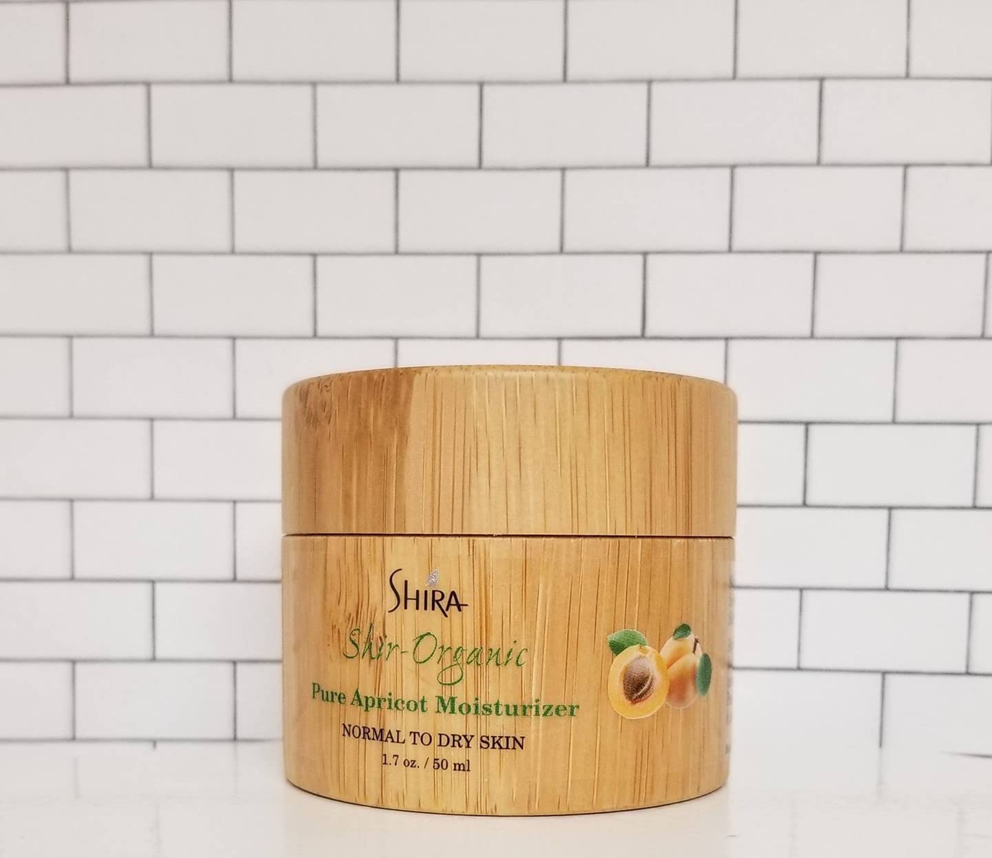 Shira 50ml packaging image shows compact jar for travel and daily use.