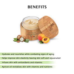 Shira Apricot Oil apply close-up highlights nourishing treatment for aging skin.