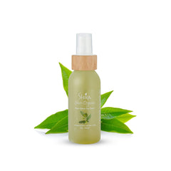 Shira Shir-Organic Green Tea Toner label closeup highlighting natural ingredients