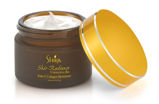 Shira Shir-Radiance bottle pour shows easy daily application and vitamin C boost.
