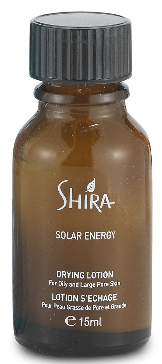 Shira Solar Energy Drying Lotion spot-treatment on blemish for clearer pores