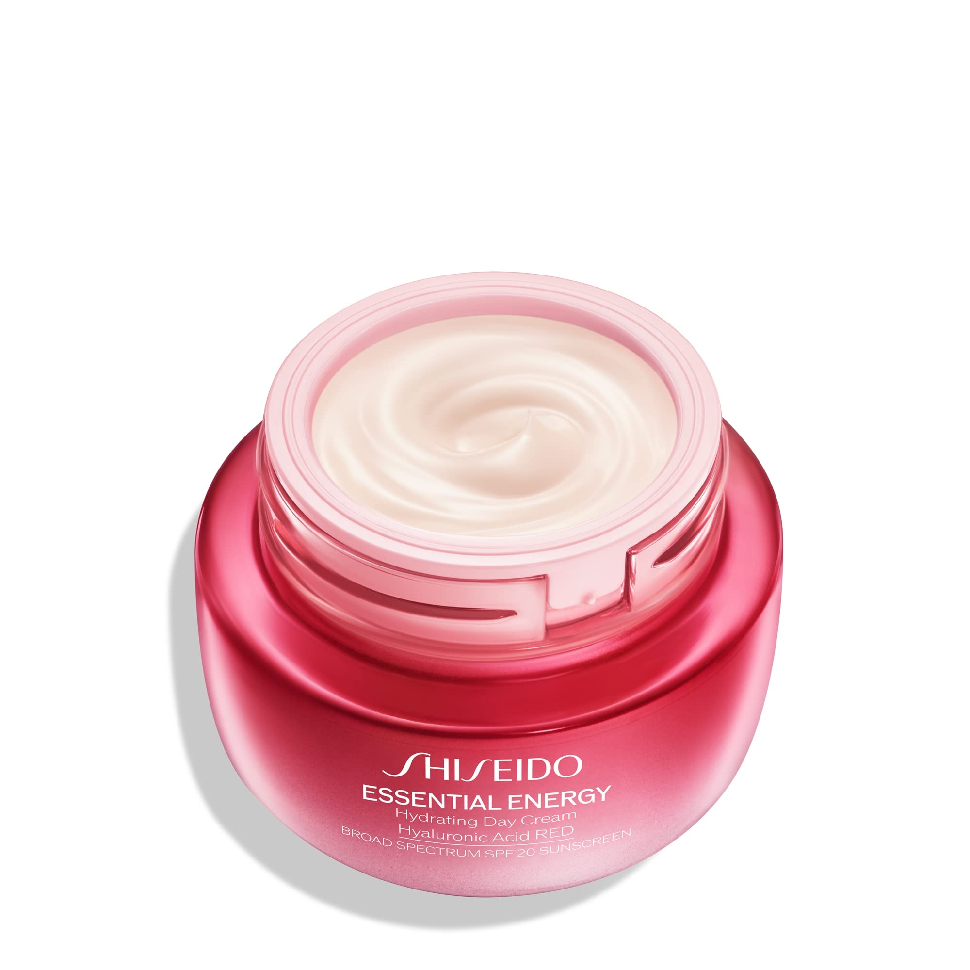 Shiseido Essential Energy Day Cream with hyaluronic acid and ginseng.