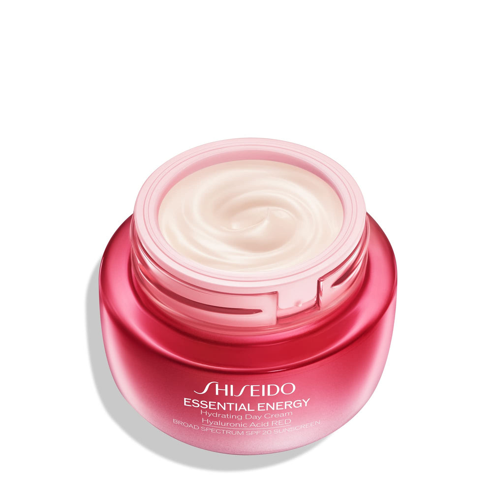 Shiseido Essential Energy Day Cream with hyaluronic acid and ginseng.