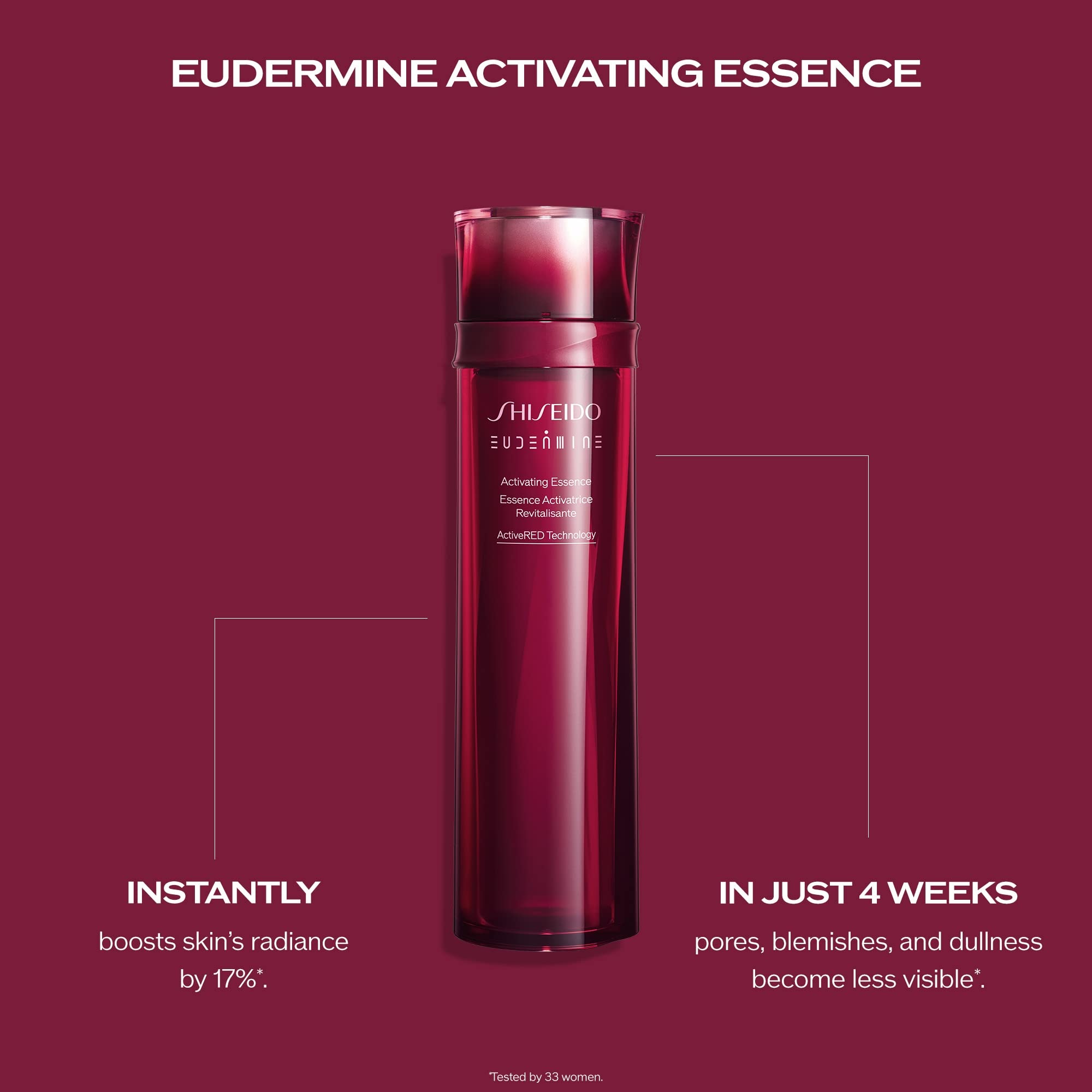Shiseido Eudermine Activating Essence packaging box on a clean surface