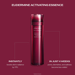 Shiseido Eudermine Activating Essence packaging box on a clean surface