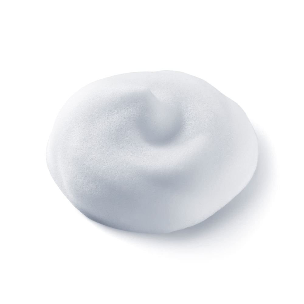 Shiseido cleansing milk routine shot for gentle cleansing.