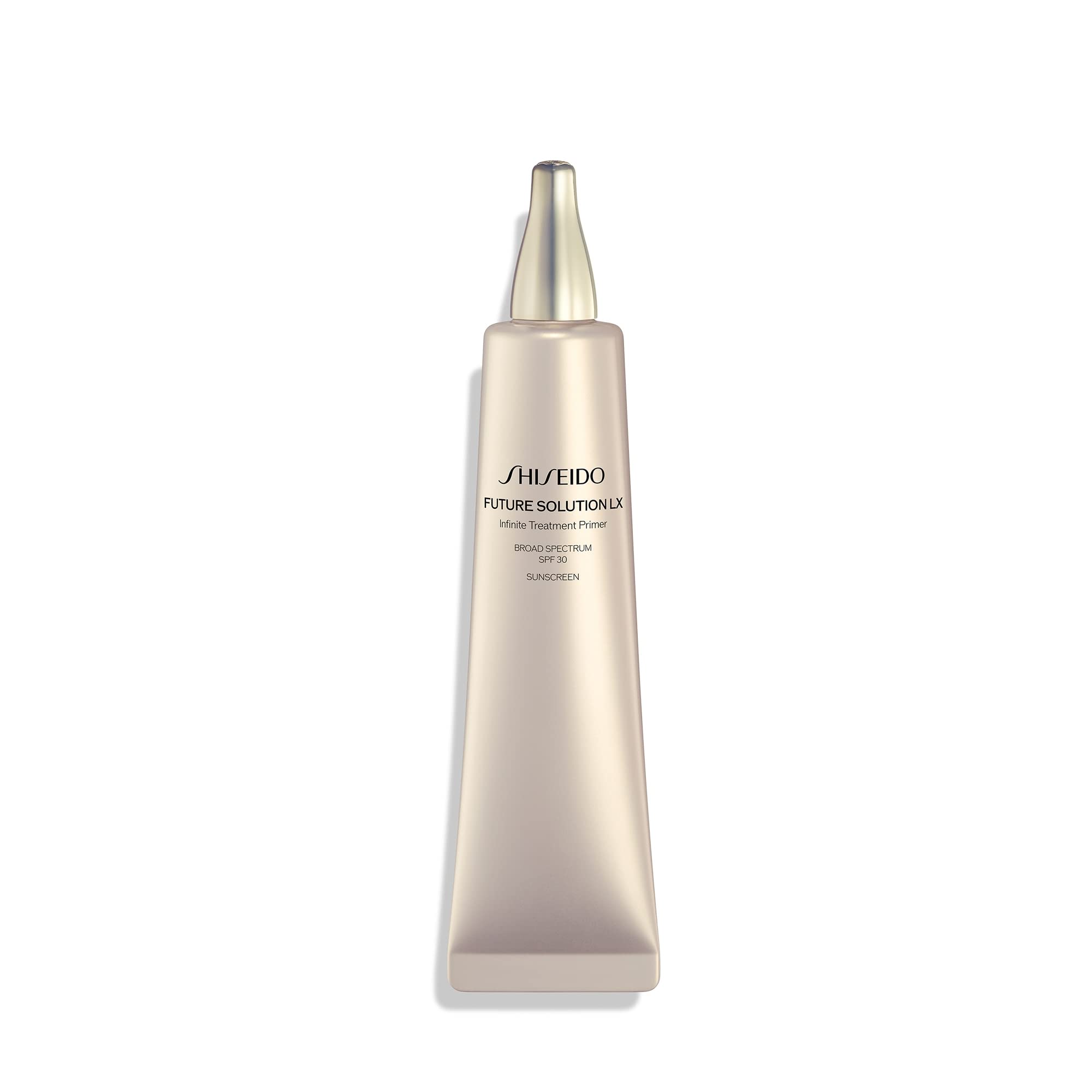 Shiseido Future Solution LX Primer with SPF 30 provides hydrated, luminous skin.