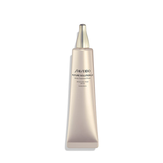 Shiseido Future Solution LX Primer with SPF 30 provides hydrated, luminous skin.