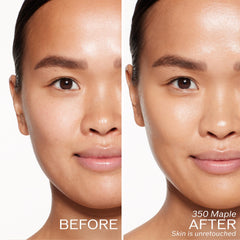 Shiseido RevitalEssence swatches reveal Maple 350 warmth and medium coverage