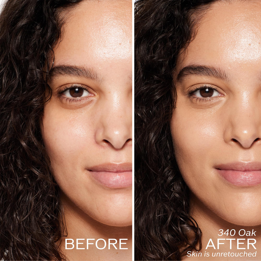 Texture swirl of Shiseido RevitalEssence foundation for seamless medium coverage and hydration
