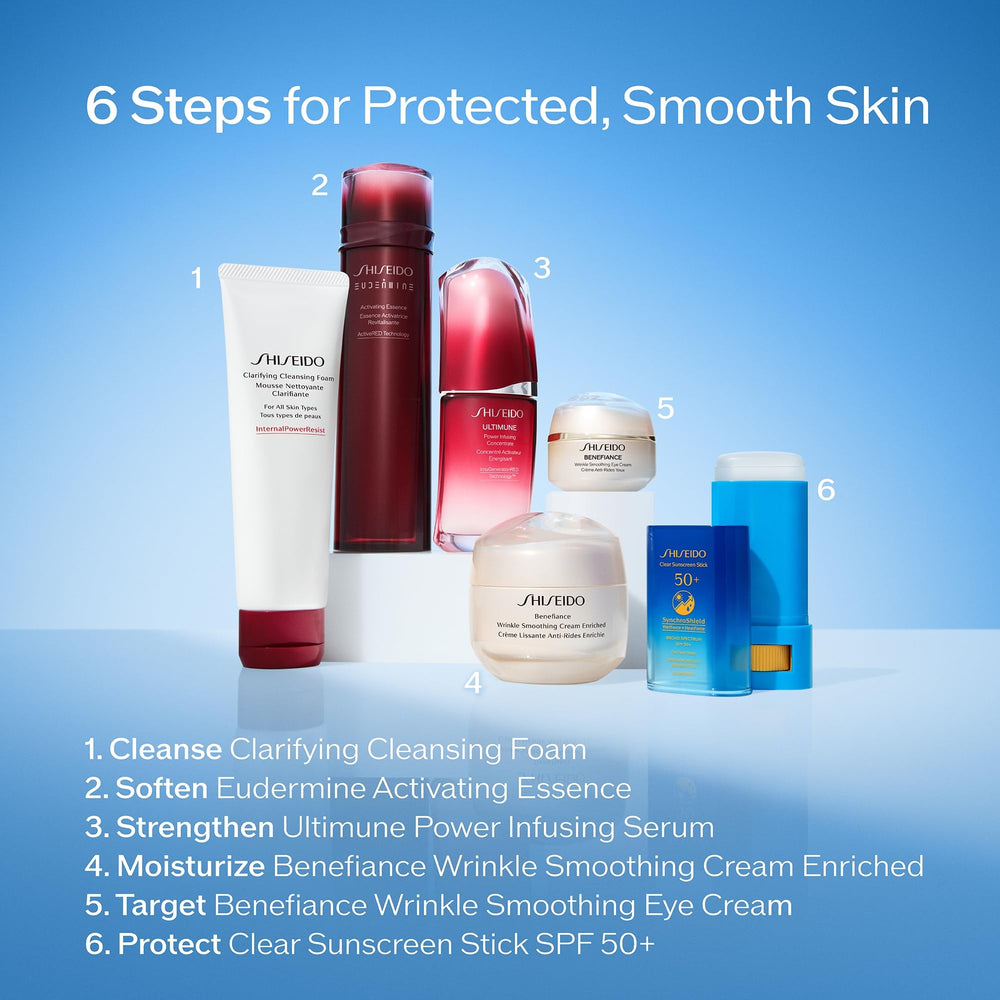 Shiseido Lightweight texture feels barely there yet provides protection.