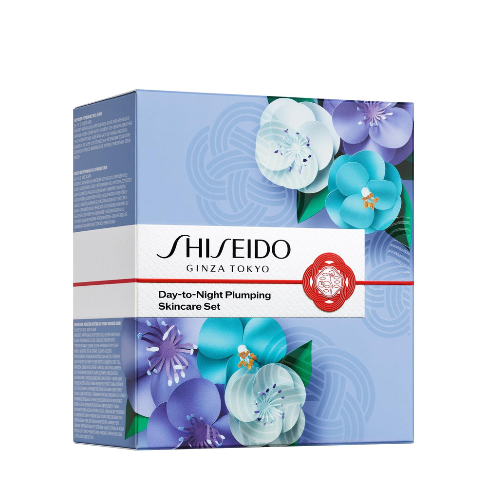 Shiseido skincare gift set packaging with premium presentation for gifting.
