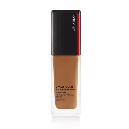 Shiseido Synchro Skin Amber 440 bottle front, long-wear foundation