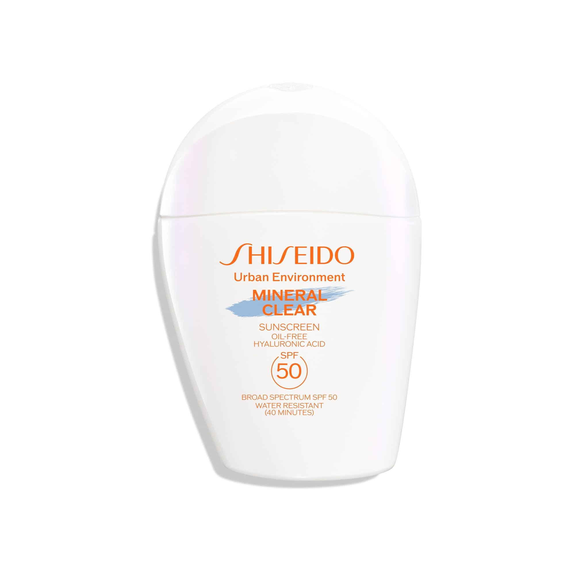 Shiseido Urban Environment Mineral Clear Sunscreen bottle for daily protection