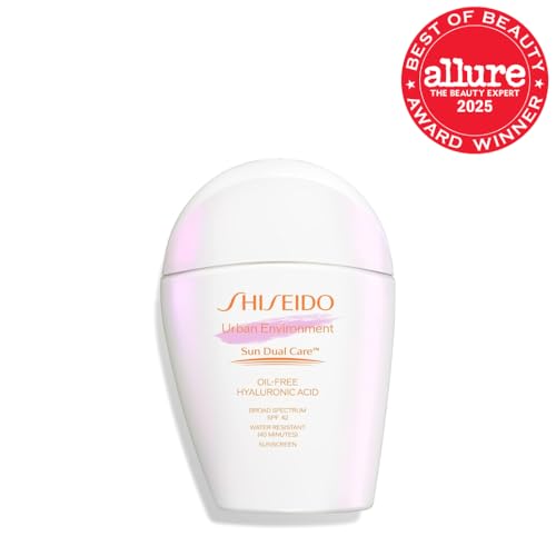 Shiseido Urban Environment texture on skin delivers lightweight hydration and matte finish.