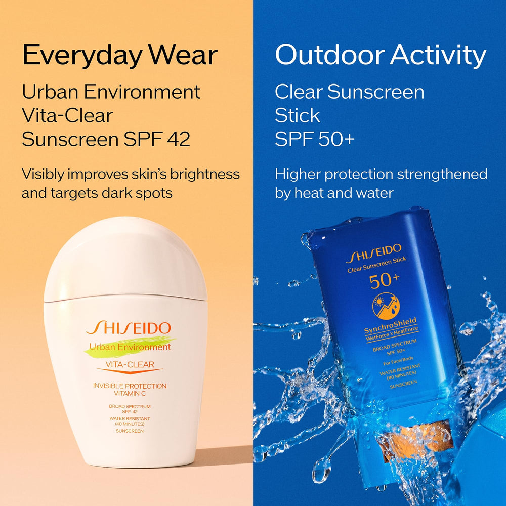 Shiseido Vita-Clear hyaluronic acid moisturizes while protecting from sun