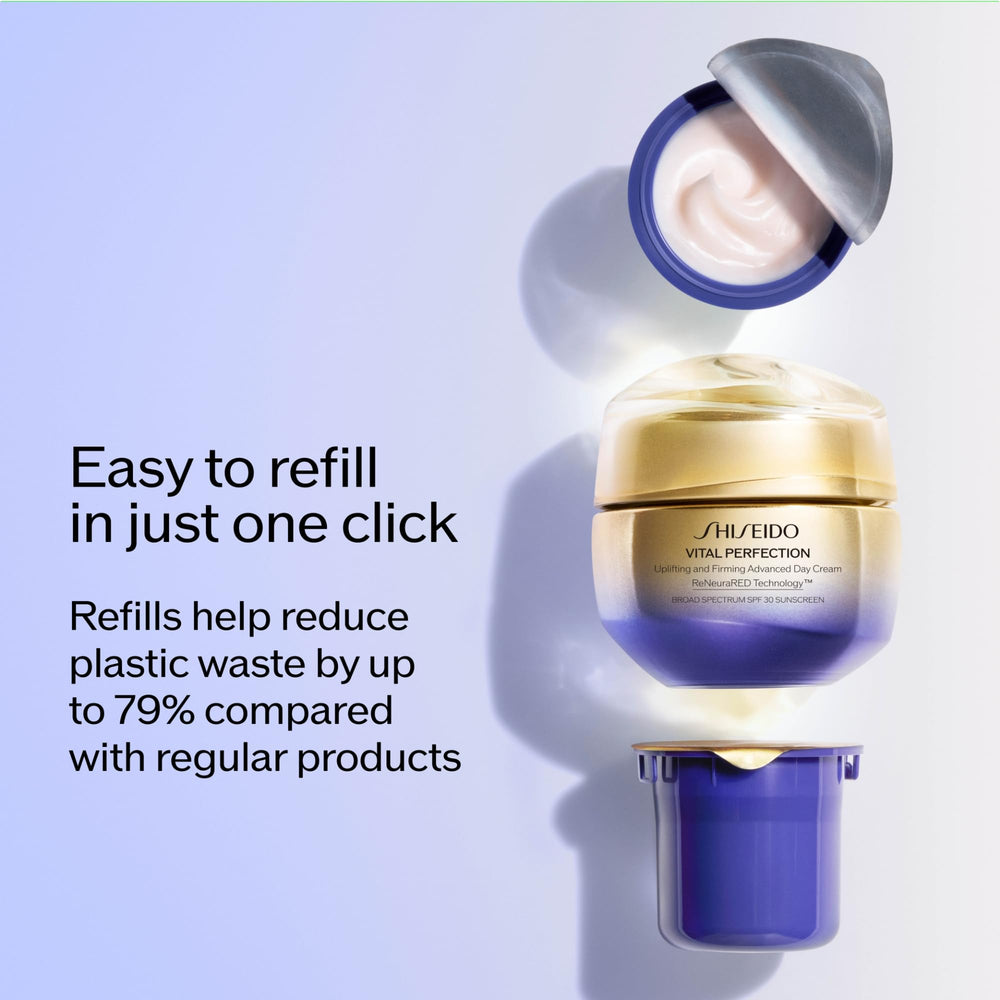 Shiseido Vital Perfection with ginseng extract supports firmer skin.